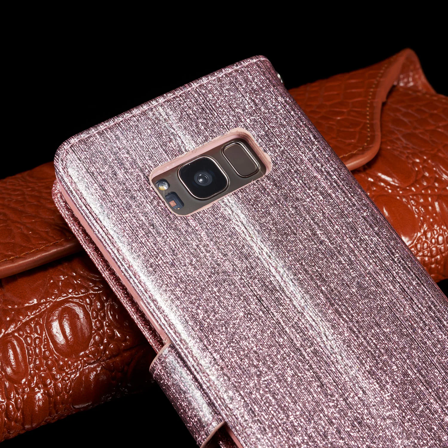 Диаманта Bling Флип Чехол Для samsung Galaxy S10 S10E S9 S8 плюс S7 край S10Plus S9Plus кожаный бумажник-книжка блестящий чехол Чехол