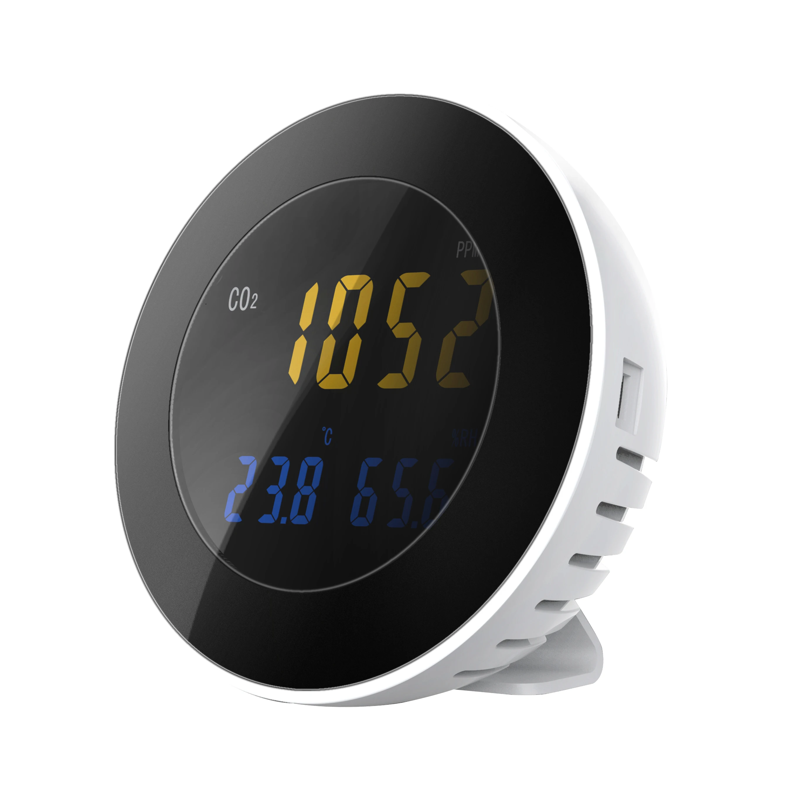 Цифровой портативный детектор утечки газа гигрометр измеритель температуры Co2 3