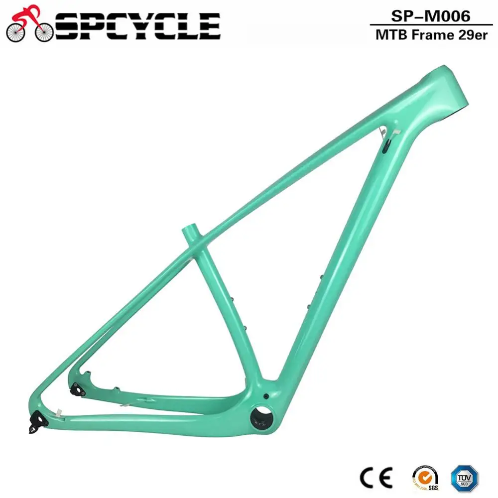 Spcycle 29er T1000 полностью углеродная рама для горного велосипеда 29er, углеродная рама для горного велосипеда PF30, совместимая с 142*12 мм через ось и 135*9 мм QR