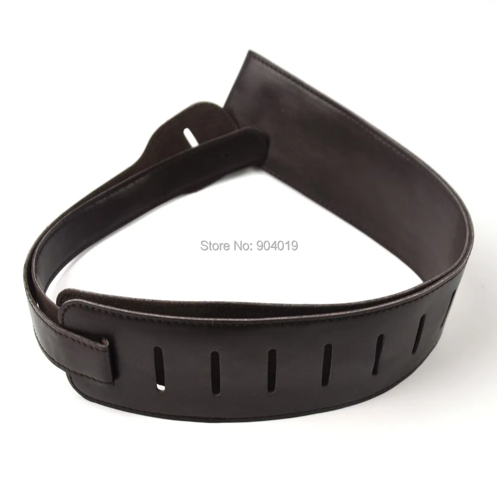 

Wholesale 10Pcs PU Leather Guitar Strap 2-1/2" Wide Brown
