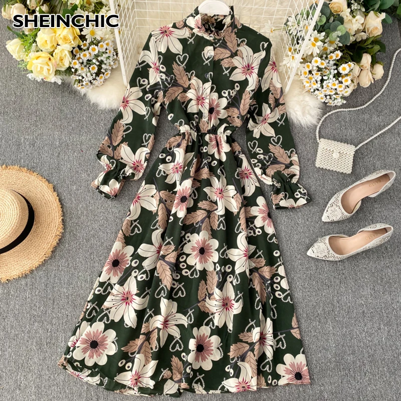 Женское однобортное платье-трапеция элегантное ТРАПЕЦИЕВИДНОЕ ПЛАТЬЕ с