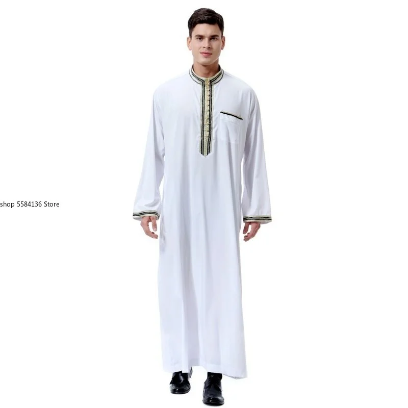 Muslim Arab Abaya Jilbab Moslem Pants Islamic Men Thobe Thawb Caftan Suit Robes Worship Service Middle East Ramadan | Тематическая