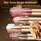 Два Цвета ленивый тени для век, кружевные шелковые трусики перламутрового оттенка земли матовые мерцающие тени световой водостойкий макияж для глаз стойкая простой рисунок Красота