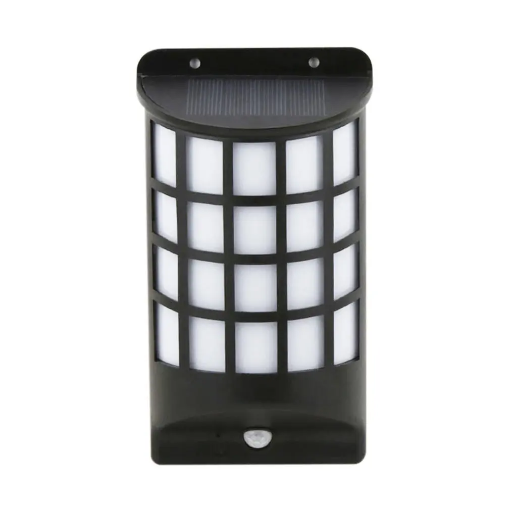 ICOCO 66 светодиодов Солнечная энергия мерцающее пламя настенный светильник для