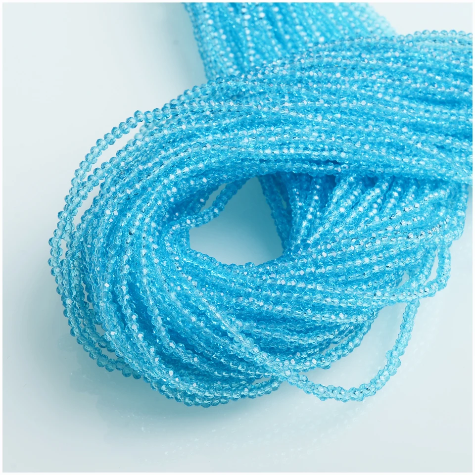 JuleeCrystal 2 мм 3 стеклянные бусины в форме Рондель оптовая продажа чешские