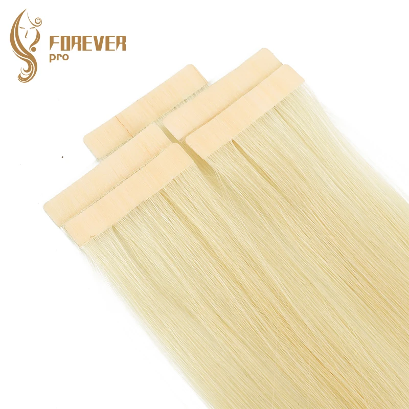 Натуральные волосы Remy для наращивания бесшовные кожи 5 шт. тестирования волос