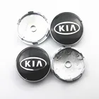 4 шт., колпачки на ступицы колеса, 60 мм, с эмблемой автомобиля, с логотипом, для Kia rio, ceed, sportage, cerato, soul, sorento k2, K3, k5