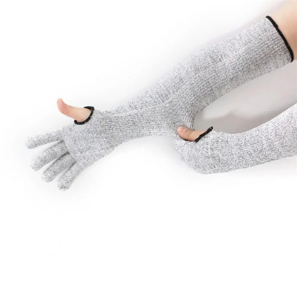 

High Strength Durable Cut-Resistant Arm Cover Sleeve Compact Cut Resistant Sleeves Gloves Breathable for Metal Processing