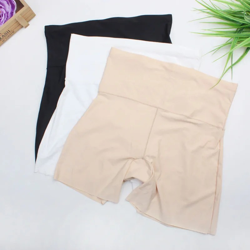 Женские шорты безопасности штаны Бесшовные Нейлоновые Трусики с высокой талией