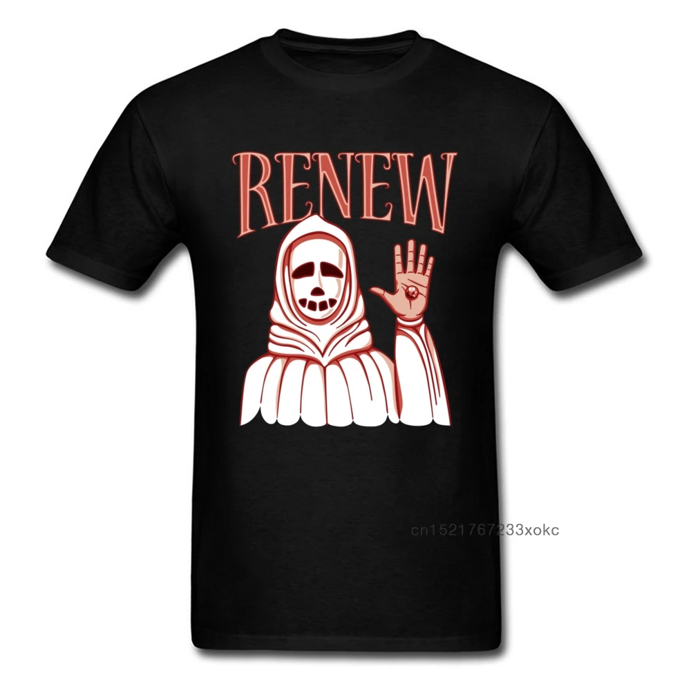 Мужские футболки продлить мужской футболка крик с изображением черепа и черные