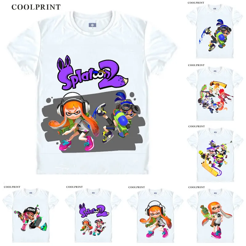 Splatoon 2 Inkling Octoling кальмар CallieMarie игры аниме косплей на заказ майка топ с короткими