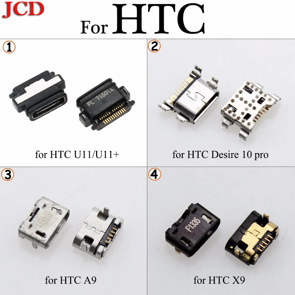 Разъем Micro USB JCD Type C для HTC Desire 10 pro разъем Usb U11 / + A9 X9|Соединители| |