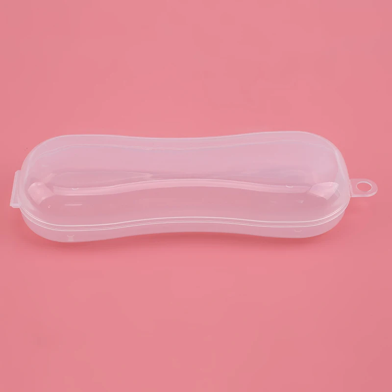 Детский простой портативный прозрачный пластиковый чехол для столовой посуды