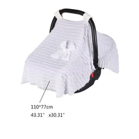 baby basket stroller cover multi use maternity breastfeeding nursing blanket windproof sunshade cover sun protector