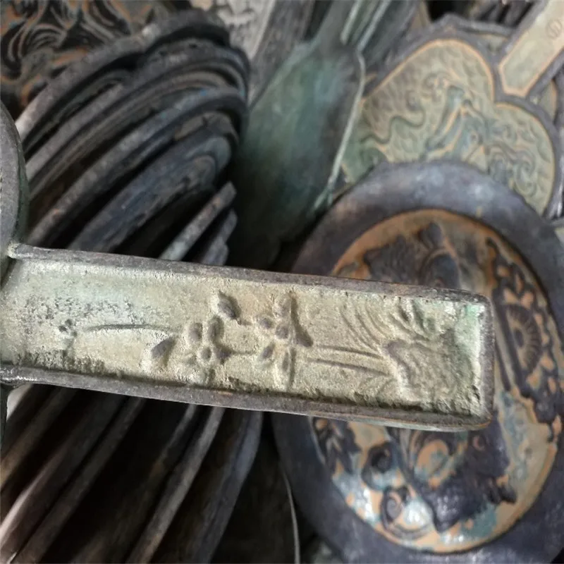 Старые китайские Бронзы геомантические зеркальные бронзы дракона и феникса | Дом