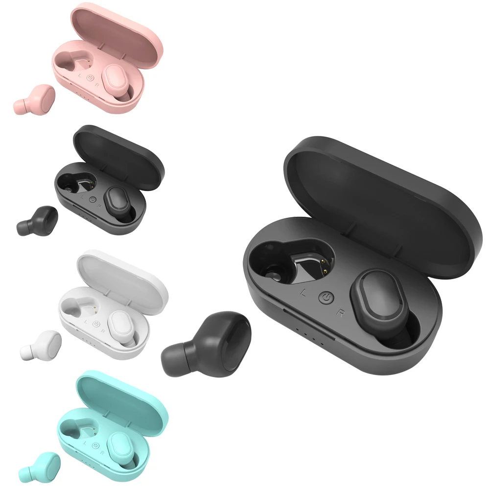 Беспроводная гарнитура с микрофоном для A6s TWS M1 Bluetooth 5 0 12 часов работы АБС