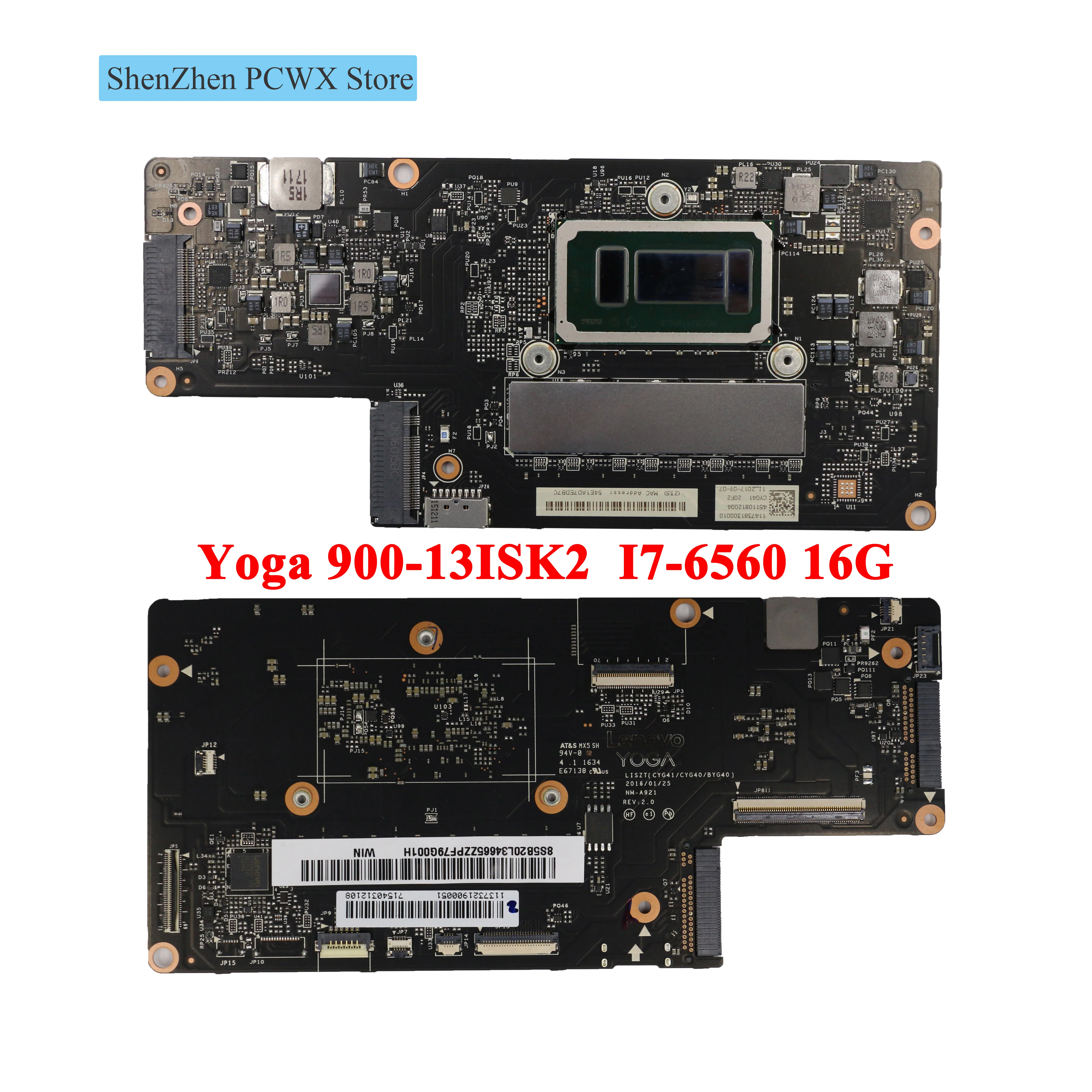 Для Yoga 900 13ISK2 ноутбук ideapad MB L 80UE интегрированная материнская плата 5B20L34665