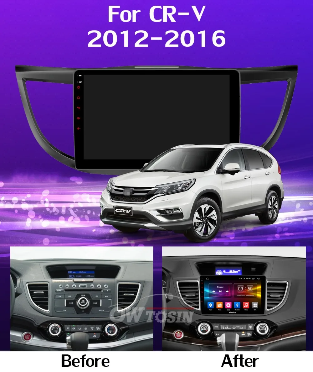 360 ° камера Android 9,0 8Core 4+ 64G SPDIF DSP CarPlay автомобильный мультимедийный плеер для Honda CRV 2012 2013 gps радио