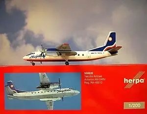 

Herpa Wings 1:200 Antonov AN-24RV Yakutia Airlines 558839