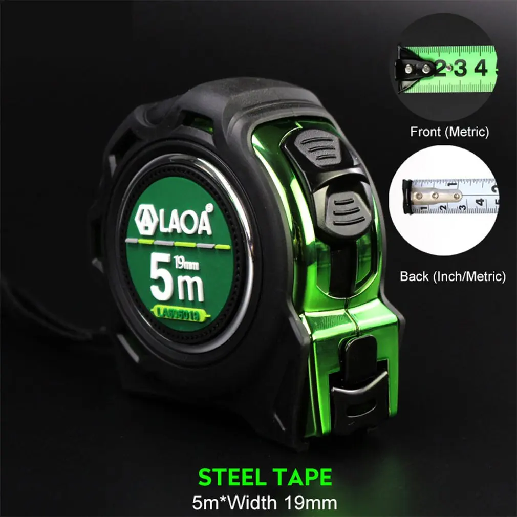LAOA двухсторонняя измерительная лента из стали геолента дюймовая/метрическая