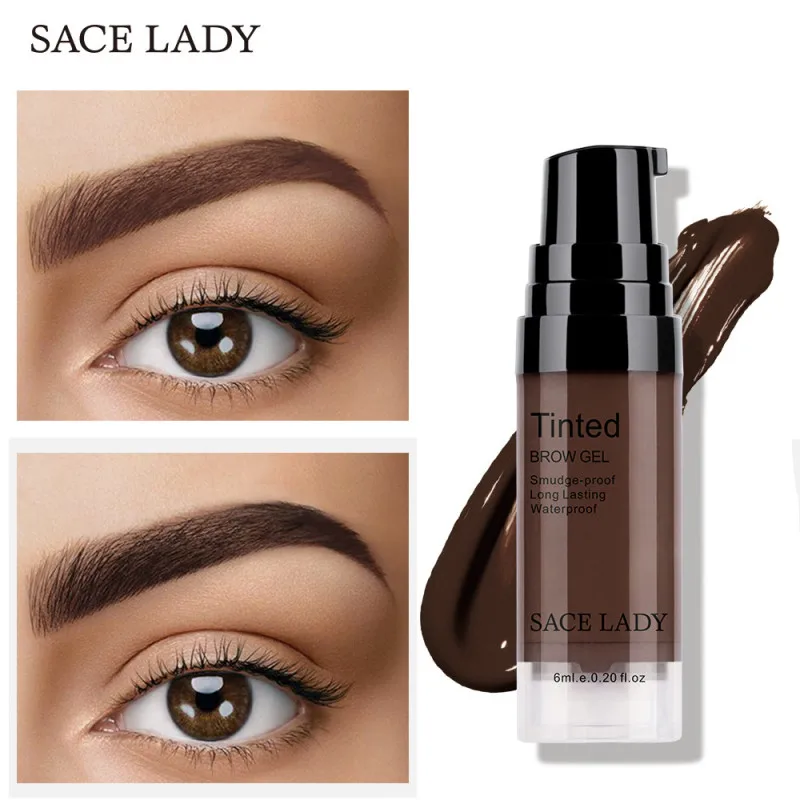 

SACE LADY Waterproof Eyebrow Gel Makeup Shade For Eye Brow Tint Natural Enhancer Make Up Cream Long Lasting Brand Cosmetic
