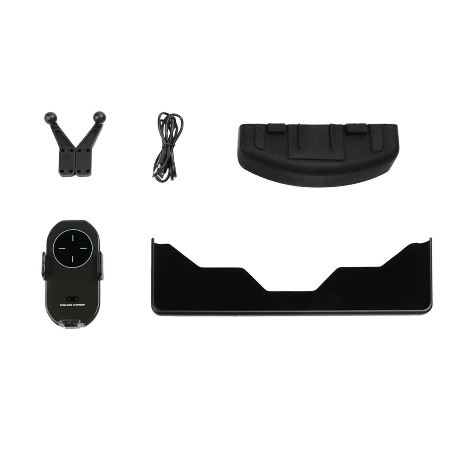 

For Tesla Model 3/Y Mobile Phone Holder With Wireless Charging Car Charger Bracket 500800MA (V) Noise-free Handset Holder Usual