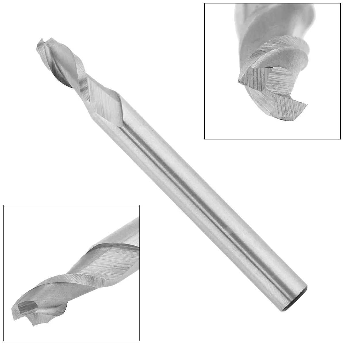 5 мм 2 Флейта HSS Концевая фреза с супер жестким прямым хвостовиком для обработки