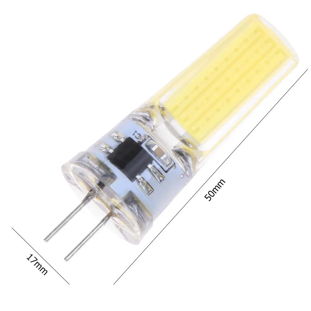 

AC 220V-240V 9W COB LED Lamp Dimmable Crystal Chandelier Lights Bulb (G4)