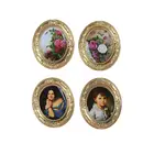 Высокое качество миниатюрный кукольный домик с рамкой Настенная картина масштаб 1:12 аксессуары для кукольного домика