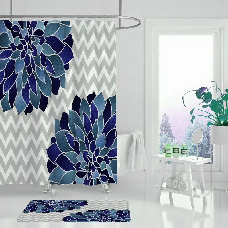 Водонепроницаемая занавеска для душа экрана в ванную комнату товары украшения