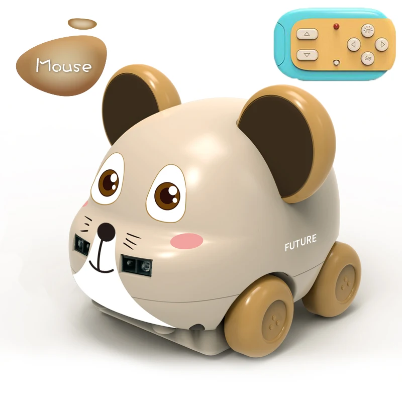 MoFun-Robot de control remoto de 4 canales para ni&ntilde;os, coche de gestos con m&uacute;sica ligera, seguimiento/evitar obst&aacute;culos, rat&oacute;n el&eacute;ctrico, b&uacute;ho RTR, modelos de juguetes para ni&ntilde;os, 1/32-2