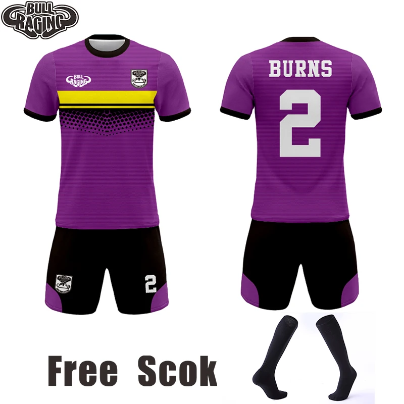 Изготовленный на заказ Ретро футбольный Джерси сублимационный Печатный узор