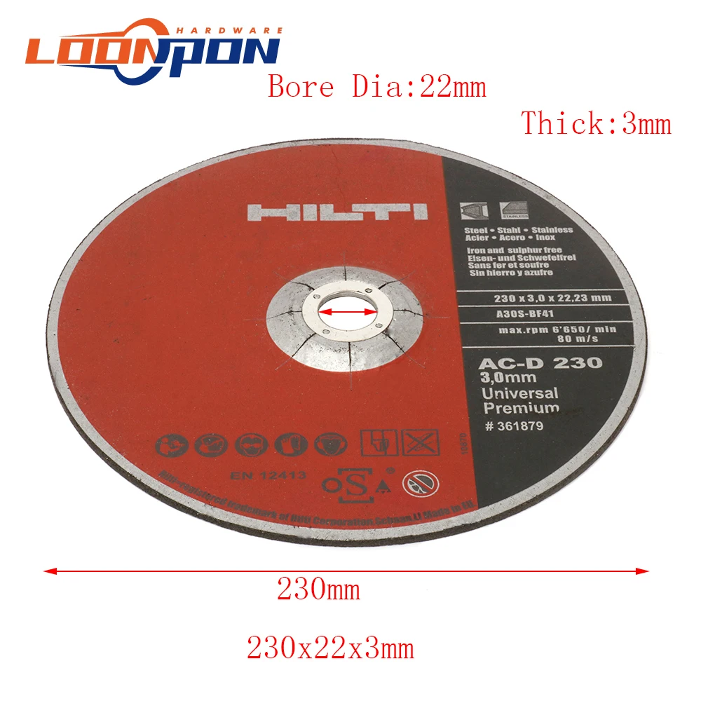 1 шт. 230 мм 9 &quotкаучук режущий диск шлифовальный пильный для железа меди металла