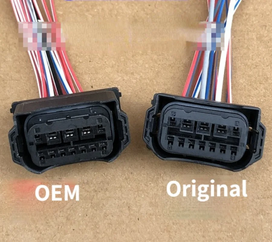 

12 Pin Car Auto Headlight Plug Cable Adapter Connector Wiring For BMW F01 F02 E63 E64 E90 X7 X3 X5 X1 X2 X6 X4 Accessories