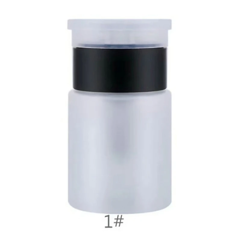 60 мл нейл арта дозатор пустая бутылка мини насос Акрил Гель лак для ногтей чистки