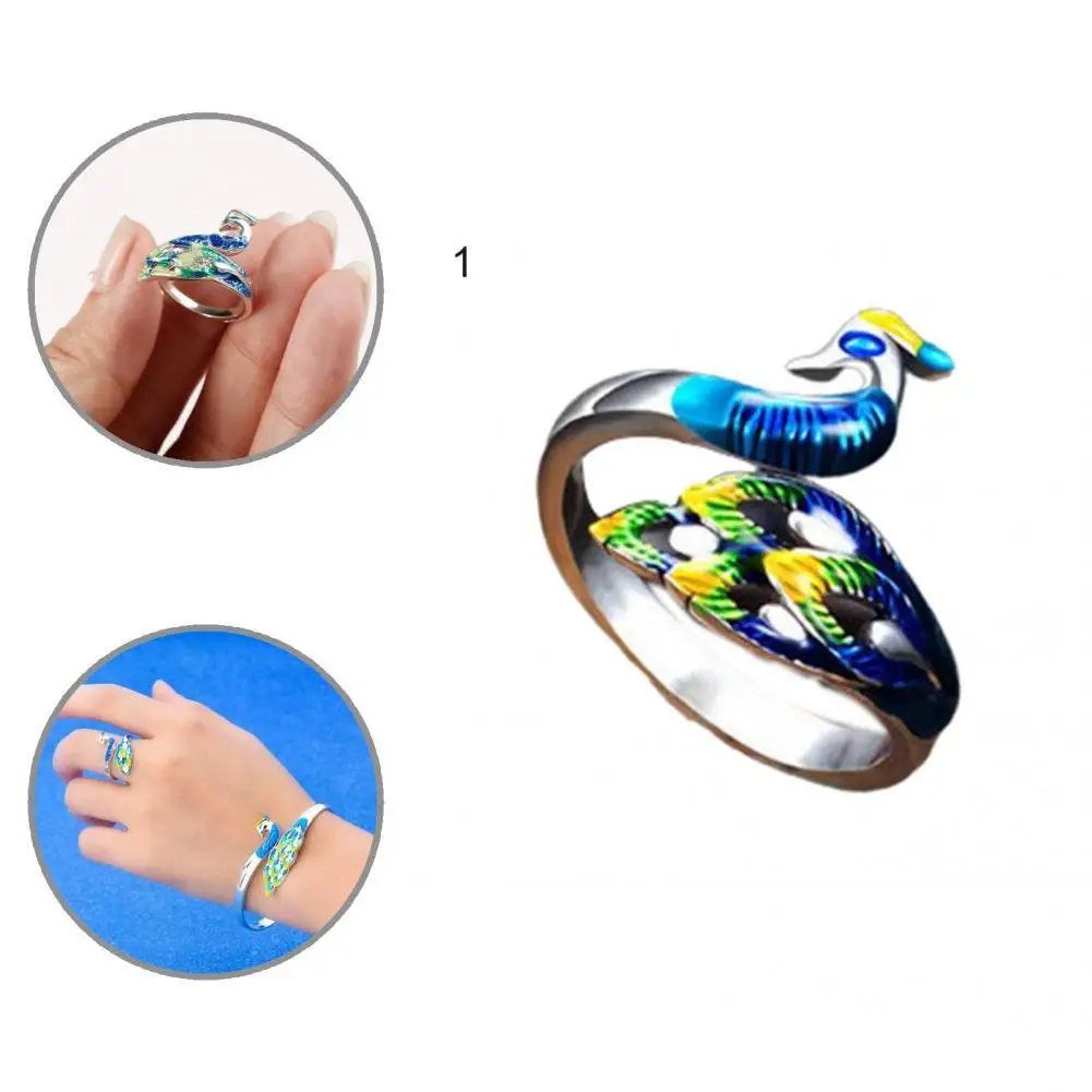

Accessory Vintage Elegant Smooth Ring Bangle Temperament Women Ring All Match for Party