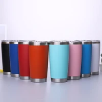 20oz tumbler thermos cup insulated mug rambler stainless steel double wall travel mug cooler stanley free shipping items