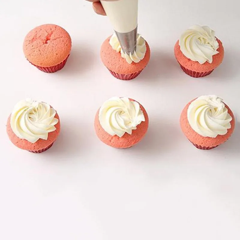 100pcs Big Disposable Pastry Bag Icing Piping Cake Cupcake Decorating Bags Cream Baking Tools Tip Tool | Дом и сад