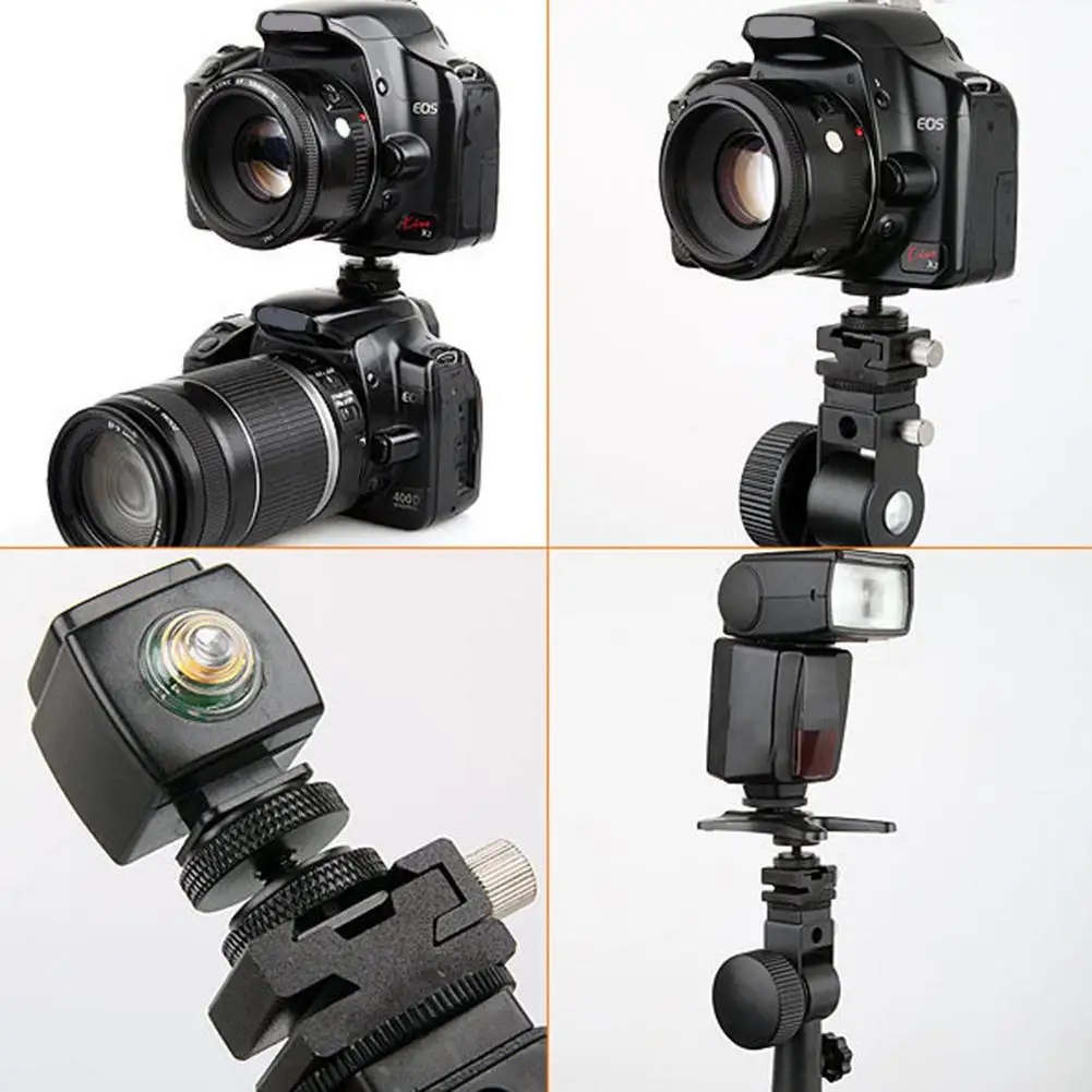 New 1/4 inch Tripod Mount Screw with Double Layer to Flash Hot Shoe Adapter Holder Photo Studio Accessories Promotion | Электроника