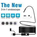 5,5 мм объектив водостойкая эндоскопическая камера для Android 1 м 2 м 3,5 м 5 м мягкий гибкий провод USB эндоскопическая камера для наблюдения за бороскопом
