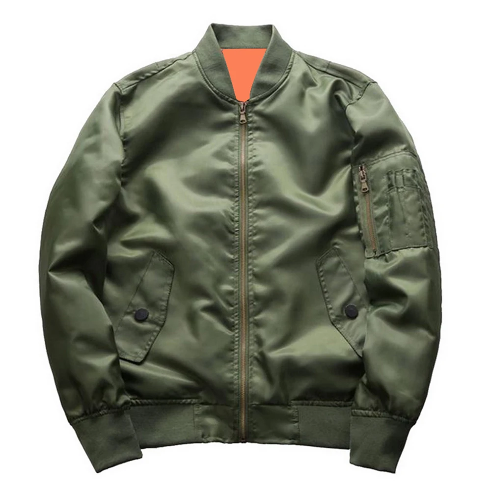 army green 1 MoneRffi, мужские Модные теплые куртки, двухсторонняя одежда, куртка-бомбер, весенняя куртка, пальто для мужчин s, принт с буквами, эластичная верхняя одежда размера плюс 4xl - Цвет: army green 1