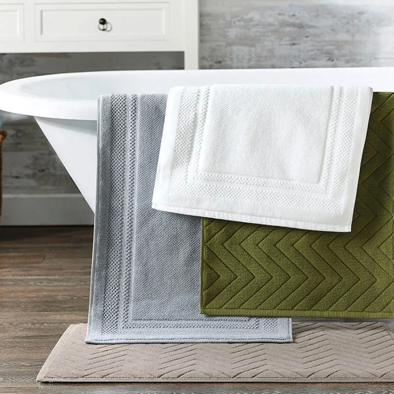 Comfortable Little Feet Bath Mat Luxury Hotel Home Towel Cotton Thick Slip-resistant Doormat Absorbent Mats | Дом и сад