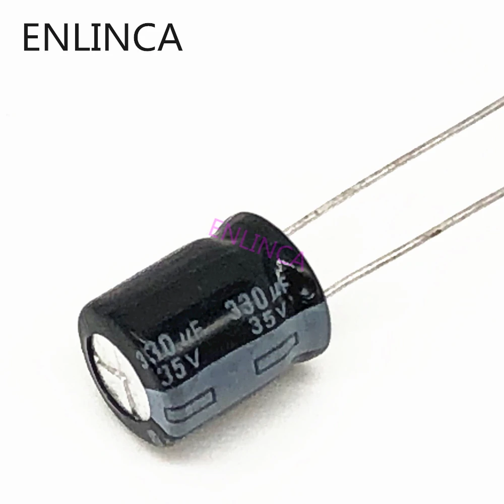 Алюминиевый электролитический конденсатор 200 шт./лот BC16 35 в 330 мкФ размер 10*13 330UF35V