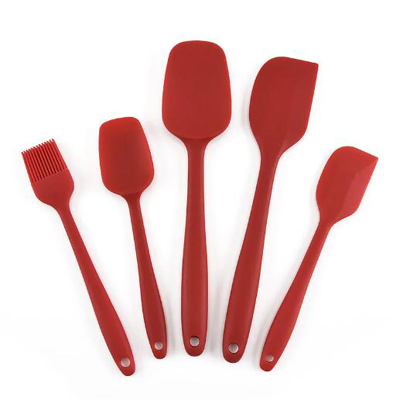 

Household kitchenware 5-piece baking tool set cream cake bread silica gel spatula