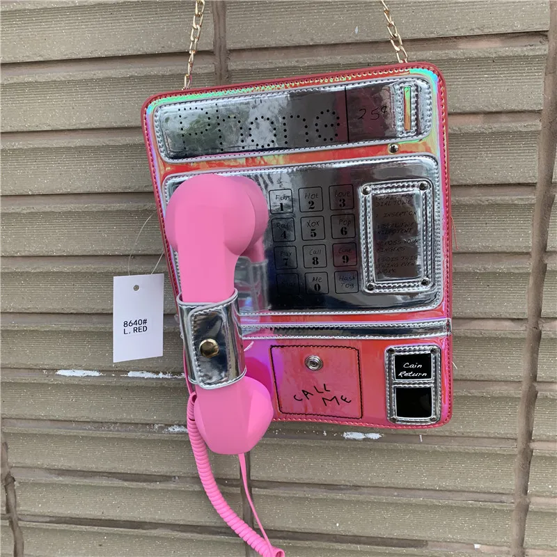 Новая модная ручная стильная Лазерная градиентная цветная искусственная кожа для девочек, кошелек на цепочке, сумка на плечо, сумка-мессенджер, Женская Повседневная сумка, кошелек