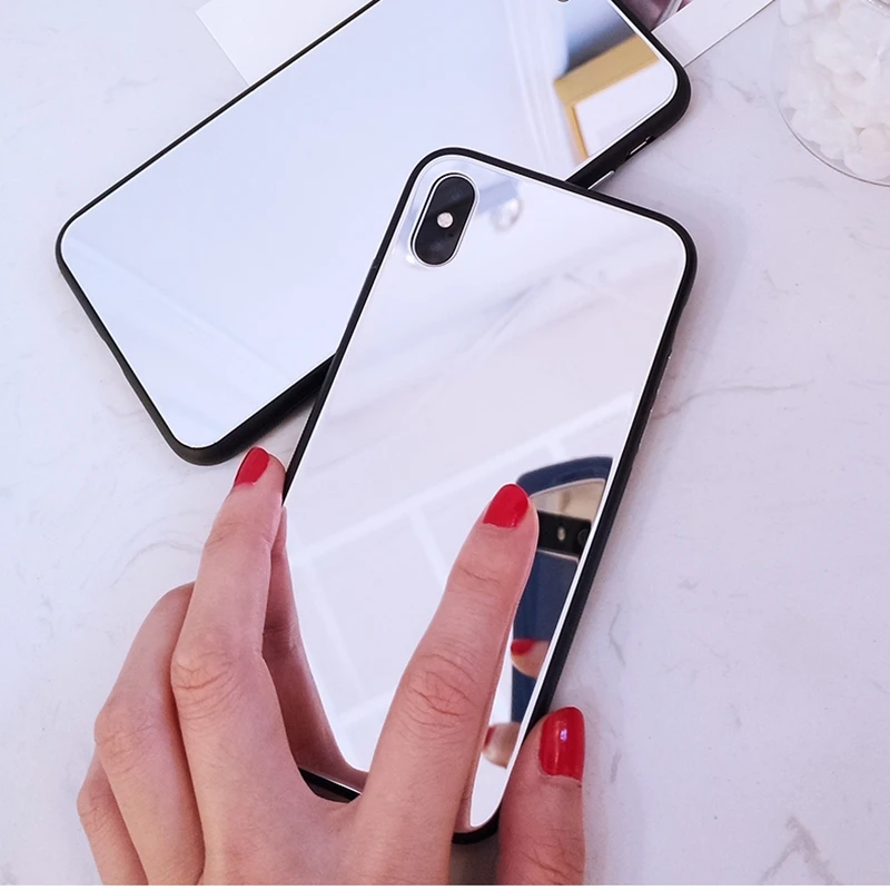 Чехол для HUAWEI Honor 10 9 20 Lite 10i 20i 7A 8A 7C 8C 8S 8X Y6 Prime 2019 2018 P30 P20 Pro мягкий зеркальный чехол