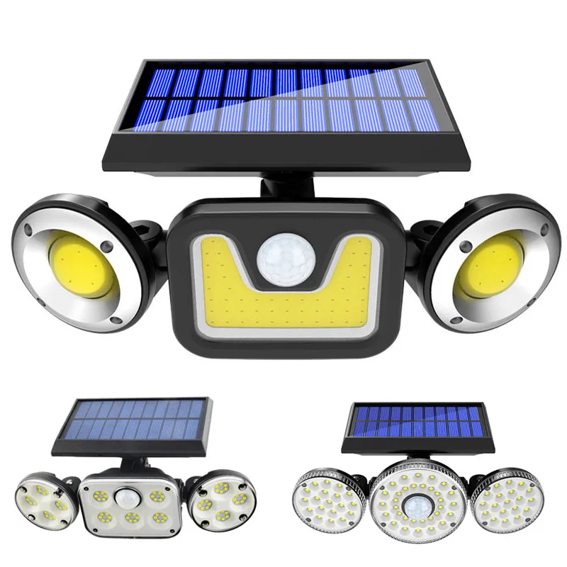 

Уличный и комнатный светильник на солнечной батарее с 70 светодисветодиодный, фсветильник рь с пассивным ИК датчиком движения для кемпинга, сада, двора, Солнечная лампа