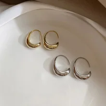 Minimalist Stud Earrings For Women Vintage U Shape Geometric Temperament Earring Girl Party Banquet Birthday Jewelry Gifts