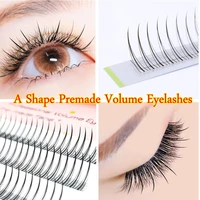hot new a shape eyelashes extension premade volume fan eyelashes natural long easy to apply personal salon use eye makeup tools