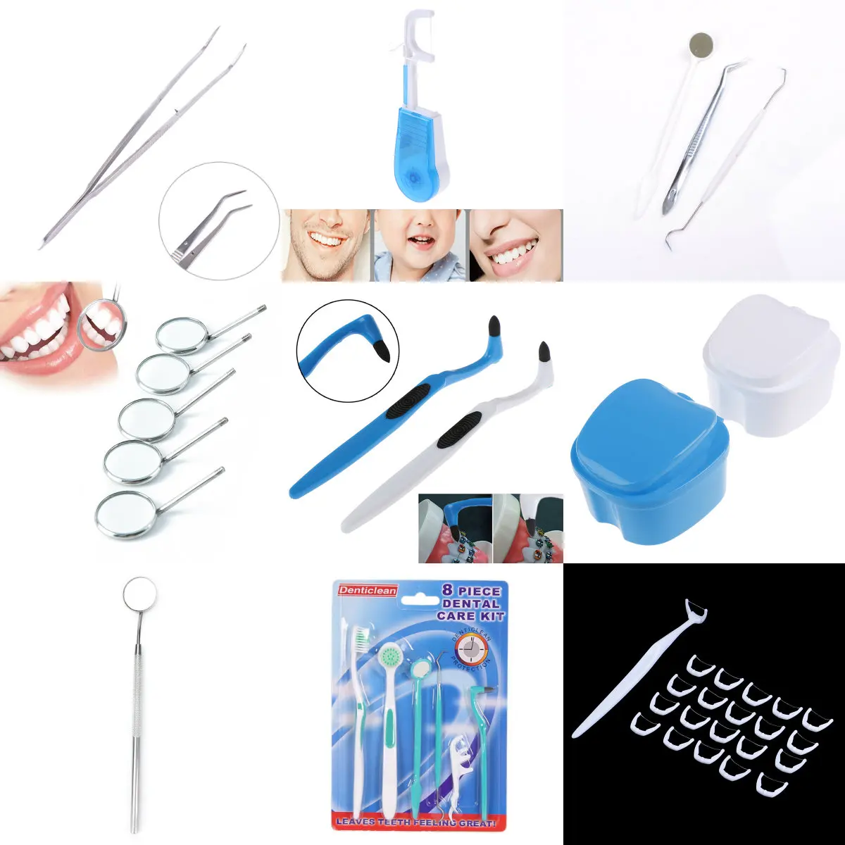 Ортодонтическая зубная щетка с маленькой головкой мягкая коррекция волос зубные